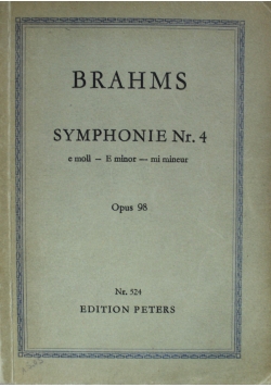Symphonie Nr 4 Opus 98