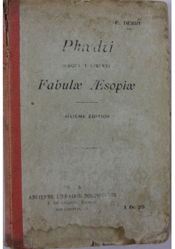Fabulae Esopiae, 1917 r.