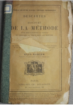 Discurs De La Methode 1877 r.