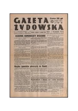 Gazeta Żydwoska, 1942r.