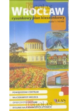 Plan kieszonkowy rysunkowy wersja polska - Wrocław