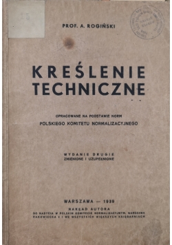 Kreślenie techniczne, 1939 r.