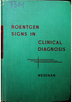 Roentgen signs in clinical diagnosis