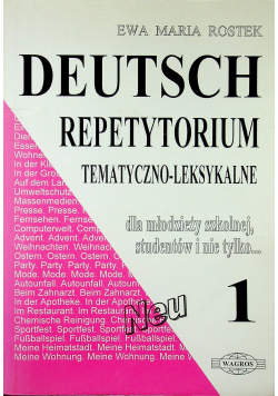 Deutsch repetytorium tematyczno-leksykalne 1