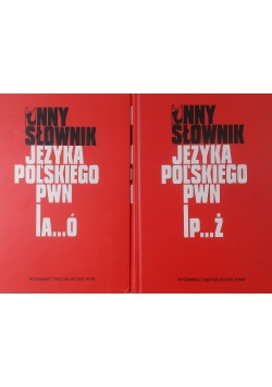 Inny słownik Języka Polskiego PWN, Tom I-II