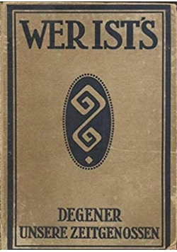 Wer ist's?