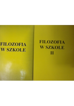 Filozofia w szkole, zestaw 2 książek