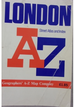 AZ London street atlas and index