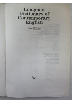 Longman Dictionary of Contemporary English
