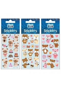Naklejki Sticker BOO silver misie II