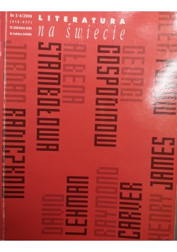 Literatura na świecie.