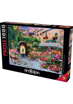 Puzzle 1000 Targ pełen kwiatów