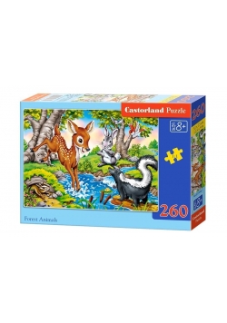 Puzzle 260 Zwierzęta leśne CASTOR