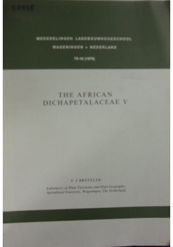 The African Dichapetalaceae V