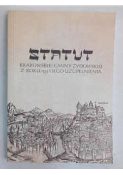 Statut Krakowskiej Gminy Żydowskiej z roku 1595 i jego uzupełnienia