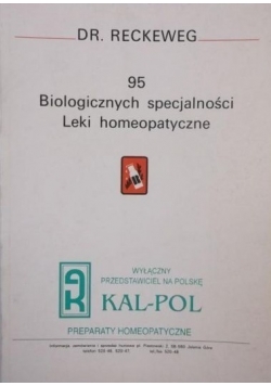 95 biologicznych specjalności leki homeopatyczne