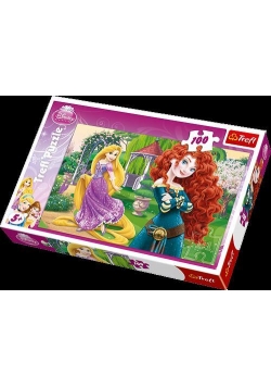 Puzzle 100 Zadziorne księżniczki TREFL