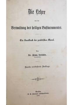 Die Lehre, 1883r.