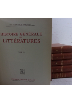 Histoire Generale des Litterarures, 6 książek