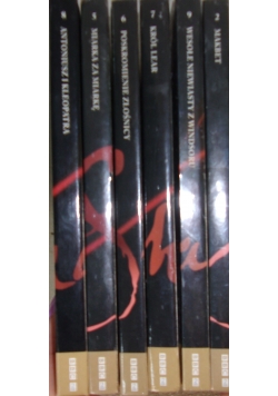 Dramat Williama Shakspeare, 6 płyt DVD nowe