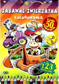 Zabawne zwierzątka. Kolorowanka FENIX