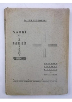 Nauki dla młodzieży szkół powszechnych, 1935 r.