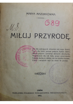 Miłuj przyrodę 1911 r.