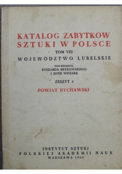 Katalog zabytków sztuki w Polsce tom VIII zeszyt 4