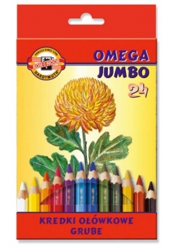 Kredki Omega Jumbo 24 kolory