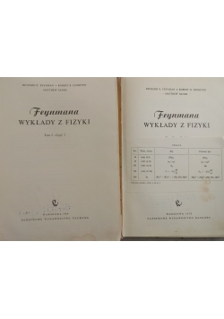 Feynmana wykłady z fizyki ,zestaw 2 książek