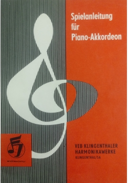 Spielanleitung fur Piano-Akkordeon