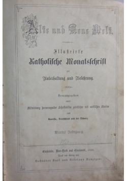 Katholische Monatsschrift, 1870 r.