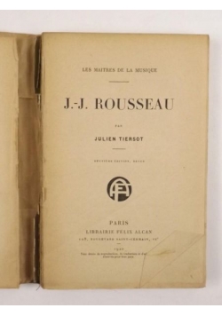 Jaques Rousseau, 1920 r.