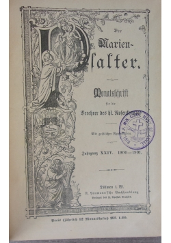 Der Marien-Plalter, 1900-1901 r.