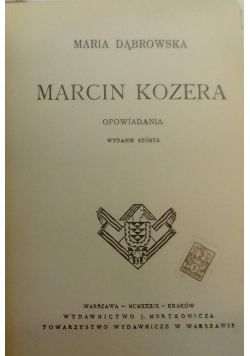 Marcin Kozera. Opowiadania