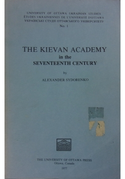 The Kievan Academy in the Seventeenth Century