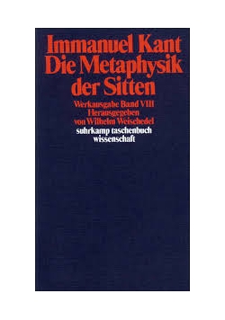 Die Metaphysik der Sitten