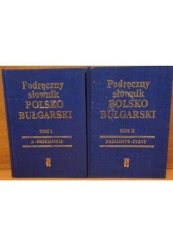 Podręczny słownik Polsko - Bułgarski, tom 1 i 2