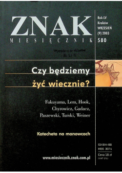 Znak miesięcznik nr 580