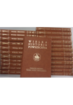 Wielka Historja Powszechna, 24 tomy, reprint 1934 -1938 r.