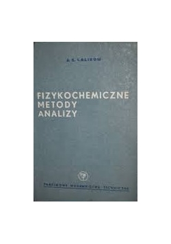 Fizyczne i fizykochemiczne metody analizy
