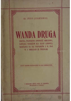 Wanda Druga,1919r.