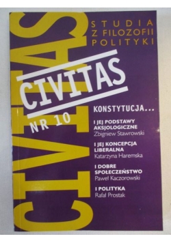 Civitas. Studia z filozofii polityki, Nr 10