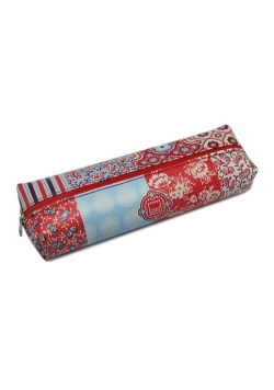 Piórnik duży Floral red wzory