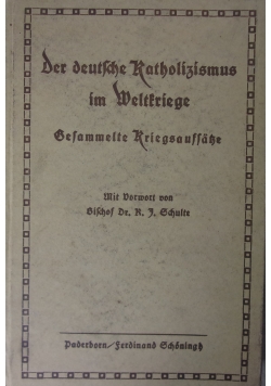 Der deutsche Katholizismus im Weltkriege, 1915 r.