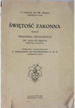 Świętość Zakonna 1942 r.