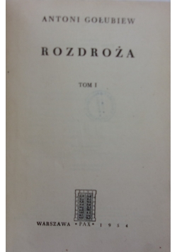 Bolesław Chrobry: Rozdroża, tom I