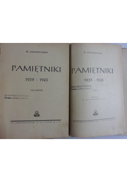 Pamiętniki,  tom 1 i 2, 1949r