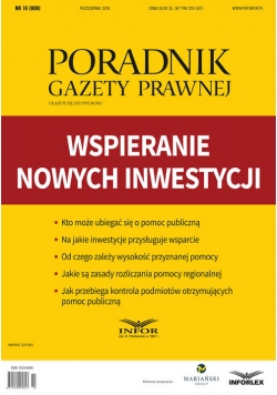 Wspieranie nowych inwestycji