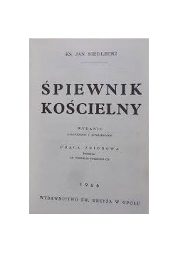 Śpiewnik kościelny
